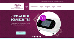 Desktop Screenshot of eliteszepsegklinika.hu